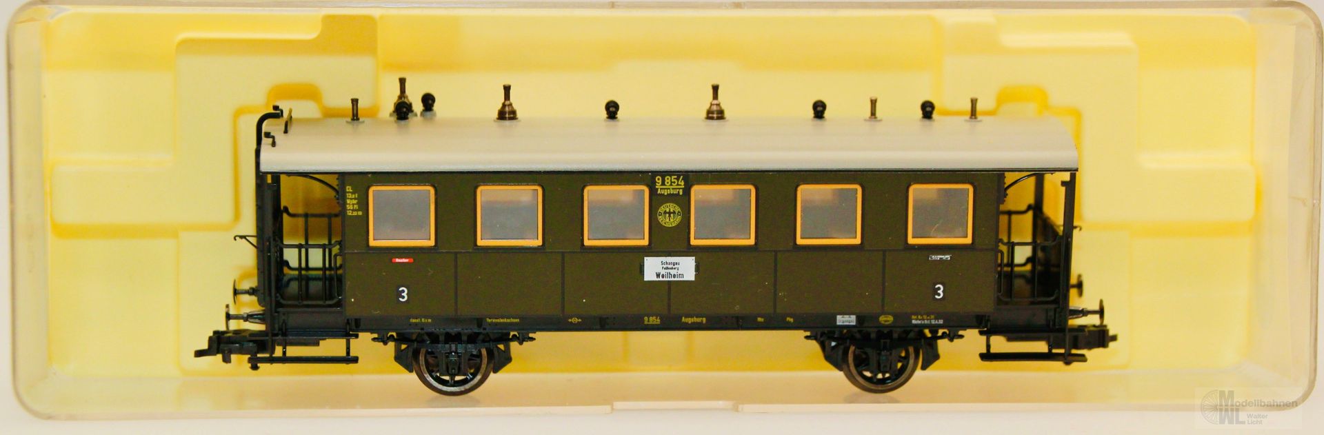 Trix 23709 - Trix - Personenwagen DRG Ep.II CL 9854 H0/GL